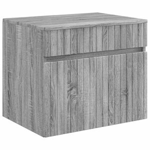 vidaXL Wand Gemonteerde Badkamerkast Grijs Sonoma 59 x 44,5 x 50 cm