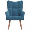 vidaXL Relaxstoel fluweel blauw