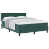 vidaXL Boxspringbed met hoofdeinde Donkergroen 200 x 140 cm Fluweel