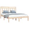 vidaXL Bedframe massief hout 150x200 cm