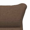 vidaXL Fauteuil Bruin 69 x 74 x 93 cm Sherpa Stof