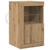 vidaXL LED Sideboard 41 x 37 x 67 cm Bewerkt hout Artisan Eiken
