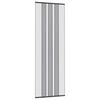 vidaXL Insect deurenscherm met gaaskleed Zwart 80 x 220 cm Polyester