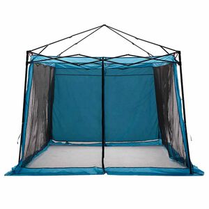 vidaXL Binnentent 6-persoons Blauw taft