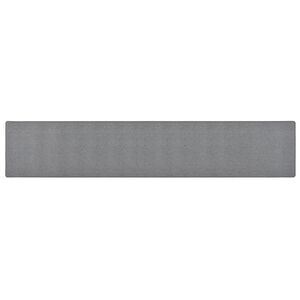 vidaXL Tapijtloper 50x300 cm donkergrijs