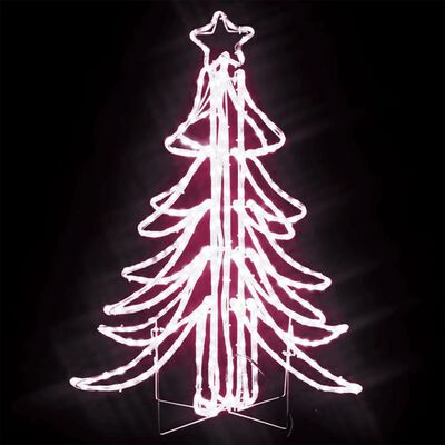 Bij naam selecteer Allerlei soorten vidaXL Kerstfiguur kerstboom met warmwitte LED's 87x87x93 cm online kopen |  vidaXL.be