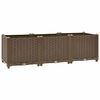 vidaXL Verhoogd bed 120x40x38 cm polypropyleen