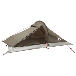 vidaXL Backpacking Tent 2-persoons Bruin en Grijs