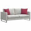 vidaXL Sofa Kussens 2 stuks Wijnrood 45 x 45 cm Cordstof