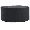 vidaXL Meubelhoes Zwart 200 x 200 x 71 cm 600D Oxford Stof