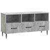 vidaXL TV-kast met lade Betongrijs 102 x 34,5 x 50 cm Bewerkt hout