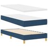 vidaXL Boxspringbed met matras met hoofdeinde Blauw 100 x 200 cm Stof