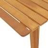 vidaXL Tuinstoelen met Tafel 3 pcs Zwart Massief acaciahout