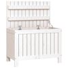 vidaXL Tuinbox 76x42,5x54 cm massief grenenhout wit