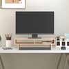 vidaXL Monitorstandaard 60x27x14 cm massief grenenhout