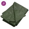 vidaXL Dekzeil 180 g/m&sup2; 3x3 m HDPE groen