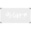 vidaXL Doorzichtig zeildoek met zeilringen 1x2 m PVC