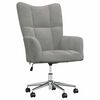 vidaXL Relaxstoel fluweel lichtgrijs