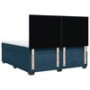 vidaXL Boxspring met matras fluweel blauw 180x200 cm