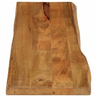 vidaXL Tafelblad met natuurlijke rand 180x40x3,8 cm massief mangohout