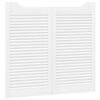 vidaXL Schuifdeuren 2 st 90 x 40 cm Massief grenenhout Wit