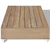 vidaXL Salontafel massief hout bruin