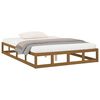 vidaXL Bedframe massief hout honingbruin 120x200 cm