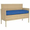 vidaXL Pallet Kussen Set 2 pcs koningsblauw 150 x 40 x 8 cm
