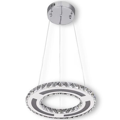 LED Hanglamp ringvormig kristal 13 W