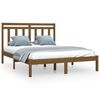 vidaXL Bedframe massief hout honingbruin 140x200 cm