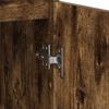 vidaXL Dressoir met lade 71x35x84 cm spaanplaat gerookt eikenkleurig