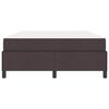 vidaXL Boxspringbed met matras Donkerbruin 140 x 190 cm Stof