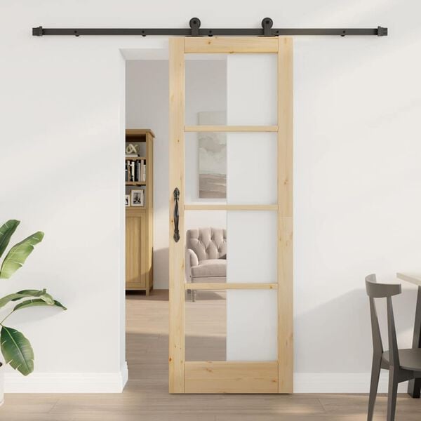 vidaXL Schuifdeur ORKDAL Naturel 73,5 x 211 cm
