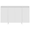 vidaXL Dressoir Wit 120 x 41 x 75 cm Bewerkt hout