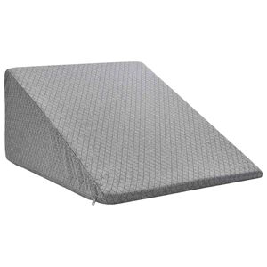 vidaXL Been Kussen 60 x 50 x 30 cm Zacht Traagschuim Grijs