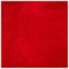 vidaXL Vloerkleed HUARTE laagpolig zacht wasbaar 200x200 cm rood