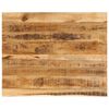 vidaXL Tafelblad met natuurlijke rand 90x80x3,8 cm massief mangohout