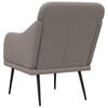 vidaXL Fauteuil 63x76x80 cm stof taupe