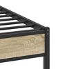 vidaXL Bedframe zonder matras hout sonoma eikenkleurig 90x200 cm