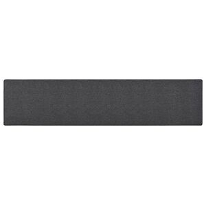 vidaXL Tapijtloper 80x400 cm antracietkleurig