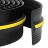 vidaXL Garage Vloerseal Zwart en Geel 12 x 90 mm 1 m PVC