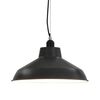vidaXL Hanglampen 2 st rond E27 grijs