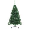 vidaXL Kunstmatig Voorverlicht Kerstboom met 150 LED Groen 120 cm PVC