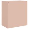 vidaXL Dressoir 67x39x73 cm staal roze