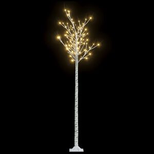 vidaXL Kerstboom wilg met 200 warmwitte LED's binnen en buiten 2,2 m