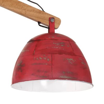 vidaXL Plafondlamp 25 W E27 29x18x85 cm verweerd rood