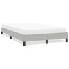 vidaXL Bedframe zonder matras 120x210 cm fluweel lichtgrijs