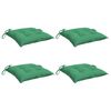 vidaXL Stoelkussens 4 st 50x50x7 cm oxford stof groen