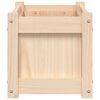 vidaXL Plantenbak 60x31x31 cm massief grenenhout