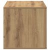 vidaXL Opbergkast 2 pcs Artisan Eiken 108 x 41 x 40 cm Bewerkt hout